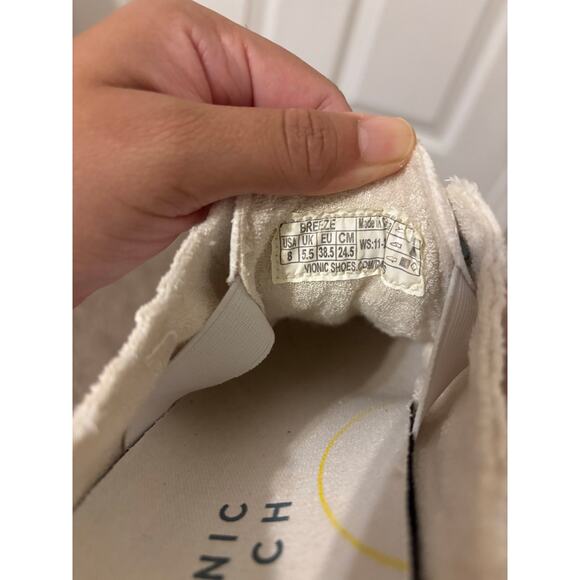 Vionic Beach Breeze Backless white Sneakers sz 8 - Picture 9 of 9